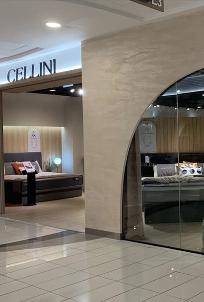Cellini furniture showroom fit-out at Centrepoint Singapore