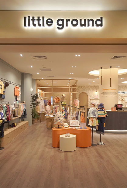Little Ground café renovation at Paragon Singapore