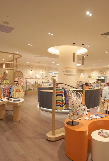 Little Ground café renovation at Paragon Singapore