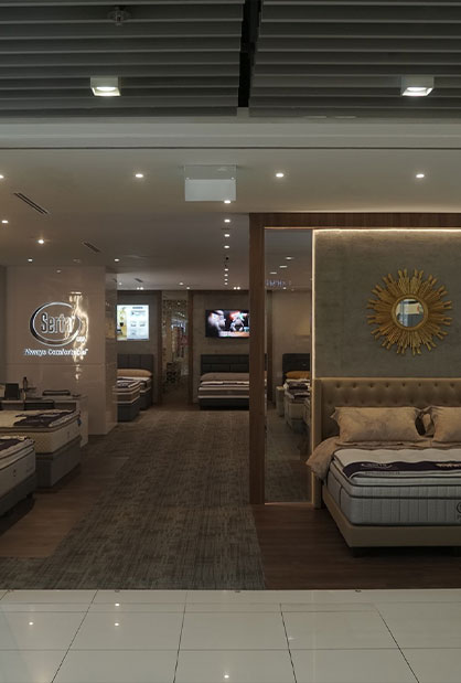 Serta retail showroom fit-out at IMM Singapore