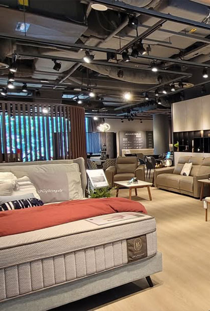 Cellini furniture showroom renovation at Marina Square Singapore