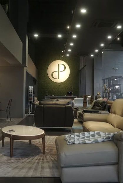 Premium furniture showroom interior design by Inter-Link Exhibition